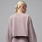 Jordan Flight Fleece Women's Mod-Crop Crew-Neck Sweatshirt