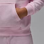 Conjunto de 2 piezas de sudadera con gorro sin cierre infantil Jordan Brookly French Terry