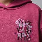 Jordan Big Kids' Jumpman Floral Stack Hoodie