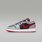 Zwart/Cement Grey/Wit/Fire Red