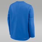 UCLA Sideline Coaches Men's Jordan Brand Therma-FIT College Long-Sleeve T-Shirt