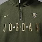 Jordan Flight Fleece mit Grafik und Viertelreißverschluss (Herren)