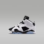 Jordan 6 Retro Little Kids' Shoes - White/Black