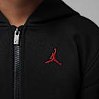 Jordan Brooklyn Fleece hosszú cipzáras, kapucnis pulóverekből álló háromrészes szett kisgyerekeknek