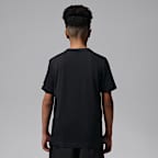 Playera Jumpman Paint Spill para niños talla grande Jordan Super Splash