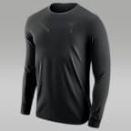 Howard Olive Pack Men's Jordan College Long-Sleeve T-Shirt - Black