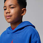 Sudadera con gorro sin cierre para niños talla grande Jordan Brooklyn Fleece