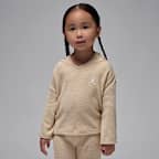 Conjunto de 2 piezas de sudadera sin cierre Heir To The Crown de tela de canalé infantil Jordan