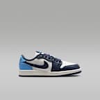 Jordan 1 Retro Low 'Obsidian' Younger Kids' Shoes