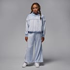 Sudadera con gorro sin cierre de tejido velour para niños talla grande Jordan Mountainside