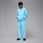 Pants oversized con dobladillo abierto para hombre Jordan Brooklyn Fleece