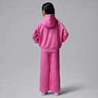 Conjunto de 2 piezas con sudadera con gorro de cierre completo para niños talla pequeña Jordan Brooklyn Fleece