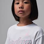 Conjunto de 2 piezas con shorts Flowy Durasheen para niños talla pequeña Jordan