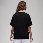 Playera en blanco para mujer Jordan