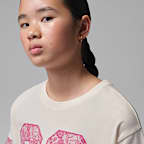 Jordan Big Kids' Floral Lace T-Shirt