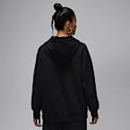 เสื้อมีฮู้ดบุผ้าซาตินผู้หญิง Jordan Flight Fleece