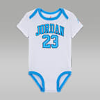 Jordan Baby (3-6M) 23 Jersey 3-Pack Bodysuits