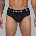 Jordan Flight katoenen heupslips voor heren (3 stuks)