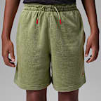 Shorts Acid Wash de French Terry para niños talla grande Jordan