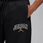 Jordan Brooklyn Fleece oversized broek met open zoom voor heren