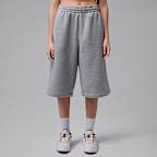 Calções grandes Jordan Brooklyn Fleece para mulher