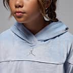 Sudadera con gorro sin cierre de tejido velour para niños talla grande Jordan Mountainside