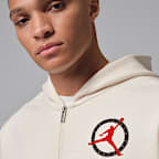 Sudadera Jordan de tejido Knit de cierre completo para hombre Flight Club Fleece