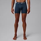 조던 남성 플라이트 코튼 코어 복서 브리프(3팩)