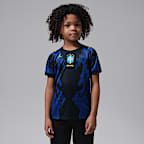 Brazil 2026 Stadium Away Little Kids' Jordan Dri-FIT Soccer Replica Jersey