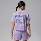 Playera Secret Garden Collegiate para niños talla grande Jordan