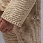 Conjunto de 2 piezas de sudadera sin cierre Heir To The Crown de tela de canalé infantil Jordan