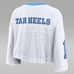 North Carolina Logo Women's Jordan Brand Dri-FIT College Cropped Jersey