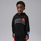 Sudadera con gorro sin cierre de French Terry Dynasty para niños talla pequeña Jordan