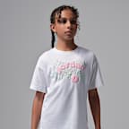 Jordan Big Kids' Puff Floral T-Shirt