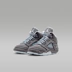 Tenis para niños de preescolar Jordan 5 Retro "Wolf Grey"