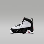 Jordan 9 Retro "Space Jam" Baby/Toddler Shoes - White/Black/True Red