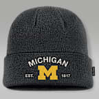 Michigan 2025 Military Appreciation Men's Jordan Brand College Cuffed Beanie