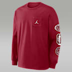 Oklahoma Academic Max90 Pocket Men's Jordan Brand College Long-Sleeve T-Shirt