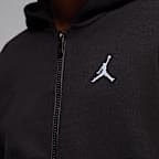 Jordan Brooklyn Fleece Big Kids' Full-Zip Hoodie