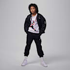 Playera con gráfico para niños talla grande Jordan Jumpman Heirloom