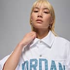 Jordan Flight Women's Woven Short-Sleeve Top