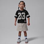 Playera de encaje floral para niños talla pequeña Jordan