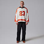 เสื้อแข่งฮอกกี้สไตล์คอลเลจผู้ชาย Jordan Brooklyn