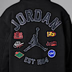 Playera de manga larga de tejido Knit para niños talla grande Jordan Court of Legends