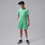 Shorts de French Terry con efecto lavado Brooklyn para niños talla grande Jordan