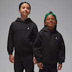 Conjunto de 2 piezas con sudadera con gorro sin cierre para niños talla pequeña Jordan Brooklyn Fleece