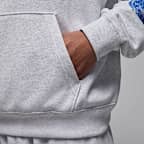 เสื้อมีฮู้ดแบบสวมสไตล์คอลเลจผู้ชาย Jordan Brooklyn