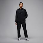 เสื้อมีฮู้ดบุผ้าซาตินผู้หญิง Jordan Flight Fleece