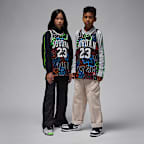 Jersey a rayas para niños talla grande Jordan 23