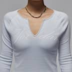 Jordan 女款長袖羅紋上衣